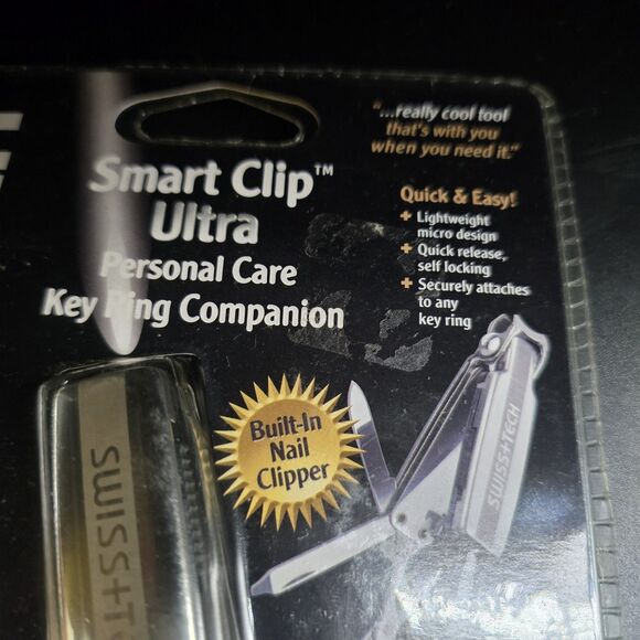 Swiss Tech Smart Clip Personal Care Key Ring Companion 7-in-1 Multi Tool NIP - Picture 3 of 9